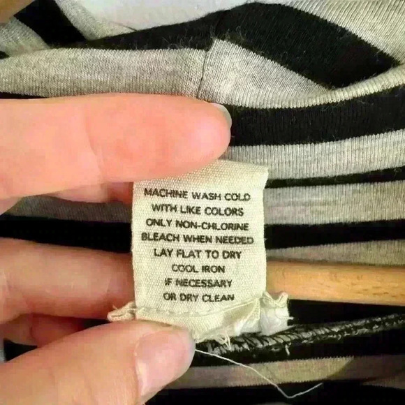 Andrea Jovine women’s pullover cowl neck cardigan baggy stripes size Medium - Picture 7 of 11